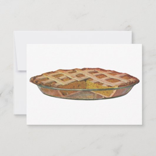 voedingsmiddelen, dessert, Thanksgiving Pumpkin P Kaart (Voorkant)