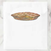  voedingsmiddelen, dessert, Thanksgiving Pumpkin P Ovale Sticker (Tas)