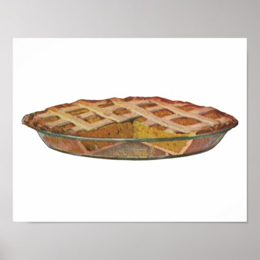 voedingsmiddelen, dessert, Thanksgiving Pumpkin P Poster (Voorkant)