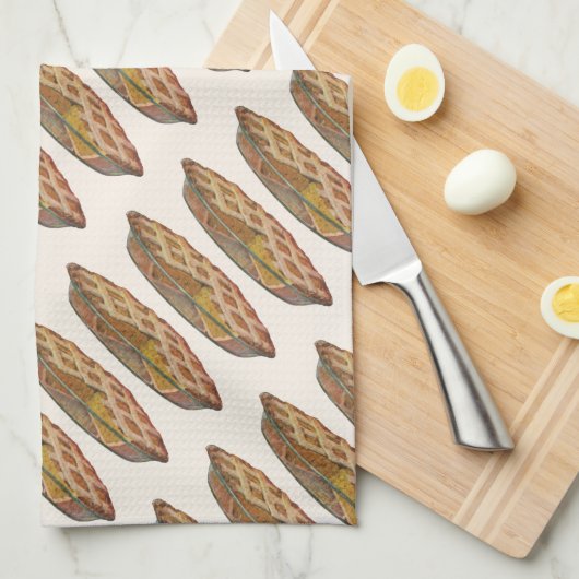 voedingsmiddelen, dessert, Thanksgiving Pumpkin P Theedoek (Quarter Fold)