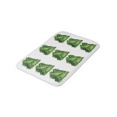  voedingsmiddelen, groene bladsla, groenten badmat (Gekanteld)