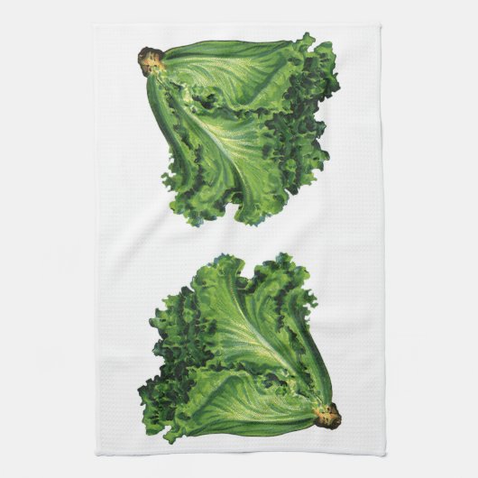  voedingsmiddelen, groene bladsla, groenten theedoek (Verticaal)