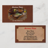 Voedingsmiddelen - Vegetable - Tuinvariëteit Visitekaartje (Voorkant / Achterkant)