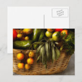 Voedingsmiddelen - Veggie - Sage-advies Briefkaart (Voorkant / Achterkant)