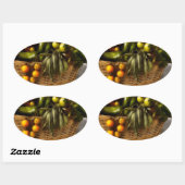 Voedingsmiddelen - Veggie - Sage-advies Ovale Sticker (Vel)