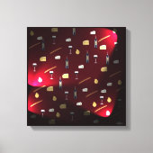 Voedingsmiddelen Verrukken Cranberry Lights Canvas Afdruk (Voorkant)