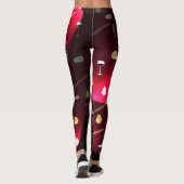 Voedingsmiddelen Verrukken Cranberry Lights Leggings (Achterkant)