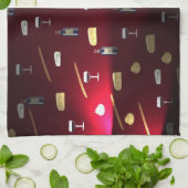 Voedingsmiddelen Verrukken Cranberry Lights Theedoek (Gevouwen)