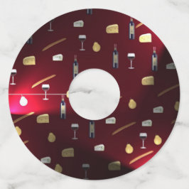 Voedingsmiddelen Verrukken Cranberry Lights Wijnglaslabel