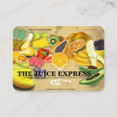 Voedingsmiddelen Visitekaartje (Voorkant)