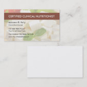 Voedingsmiddelen Visitekaartjes (Voorkant / Achterkant)