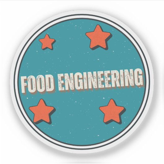 Voedingsmiddelentechniek Sticker (Voorkant)