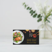 Voedingsontwerp Persoonlijke kauwkeuken Visitekaartje (Staand voorkant)