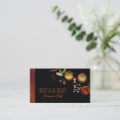 Voedingsontwerp Persoonlijke kauwkeuken Visitekaartje (Staand voorkant)