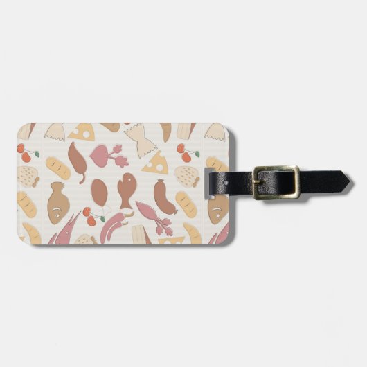 Voedingspatroon 2 bagagelabel (Voorkant horizontaal)