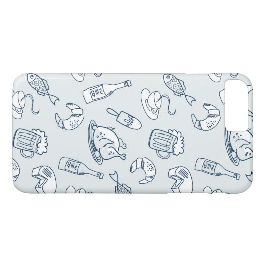 Voedingspatroon 2 Case-Mate iPhone case (Achterkant (Horizontaal))