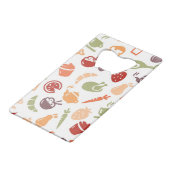 Voedingspatroon 2 creditkaart flessenopener (Voorkant Gekanteld)