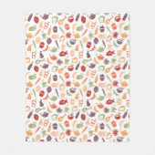 Voedingspatroon 2 fleece deken (Voorkant)