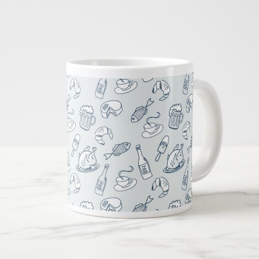 Voedingspatroon 2 grote koffiekop (Voorkant rechts)