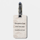 Voedingspatroon 3 bagagelabel (Achterkant verticaal)