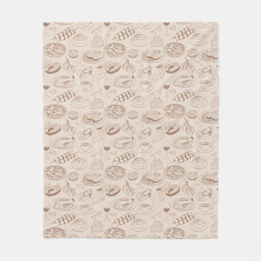 Voedingspatroon 3 fleece deken (Voorkant)