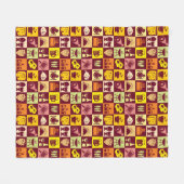 Voedingspatroon 3 fleece deken (Voorkant (Horizontaal))