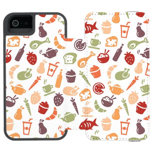 Voedingspatroon 3 incipio iPhone portemonnee hoesje (Agenda Open)