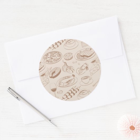 Voedingspatroon 3 ronde sticker (Envelop)