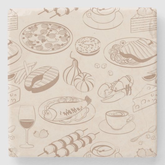 Voedingspatroon 3 stenen onderzetter (Voorkant)