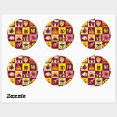 Voedingspatroon Ronde Sticker (Vel)