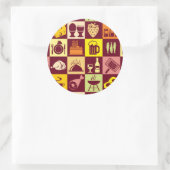 Voedingspatroon Ronde Sticker (Tas)