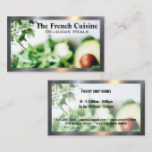 Voedingsrestaurant Salad | Avacado Visitekaartje (Voorkant / Achterkant)