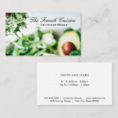 Voedingsrestaurant Salad | Chef Visitekaartje (Voorkant / Achterkant)