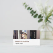 Voedingssnack van leverancier van Vending Service  Visitekaartje (Staand voorkant)