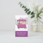 Voedingsstraat indiase eten visitekaartje (Staand voorkant)