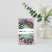 Voedingstherapeut Gezondheid en Wellness Visitekaartje (Staand voorkant)