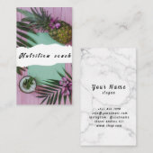 Voedingstherapeut Gezondheid en Wellness Visitekaartje (Voorkant / Achterkant)