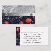 Voedingstherapeut Gezondheid en Wellness Visitekaartje (Voorkant / Achterkant)