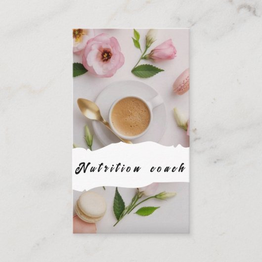 Voedingstherapeut Gezondheid en Wellness Visitekaartje (Voorkant)