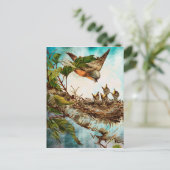 VOEDINGSTIJD BRIEFKAART (Staand voorkant)