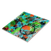 Voedingsvecht Graffiti Abstract Tegeltje (Zijkant)