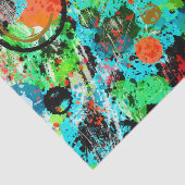 Voedingsvecht Graffiti Abstract Tissuepapier (Detail)