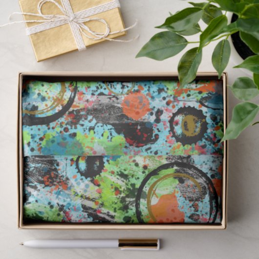 Voedingsvecht Graffiti Abstract Tissuepapier (Geschenk)