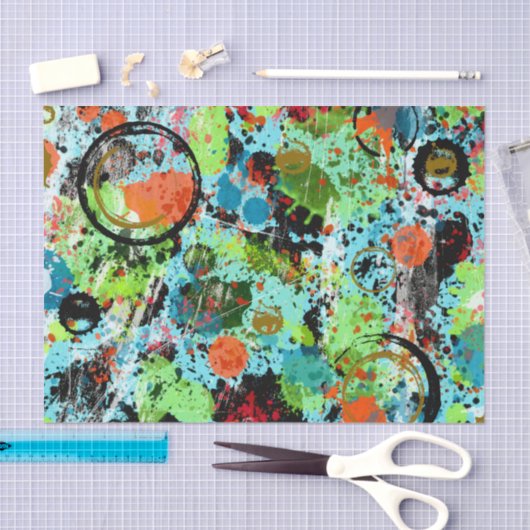 Voedingsvecht Graffiti Abstract Tissuepapier (Craft)