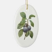  voedingsvruchten, Paarse tuinplassen van Redoute Keramisch Ornament (Rechts)