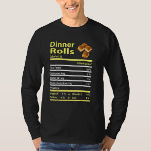 Voedingswaarde Broodjes Dankdag Kerstmis T-shirt