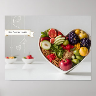 Voedingswaarde in de Heart Bowl Poster