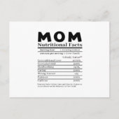 Voedingswaarde Moeder Briefkaart (Voorkant)