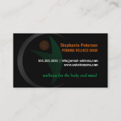 Voedingswellness en fitnesslak visitekaartje (Achterkant)