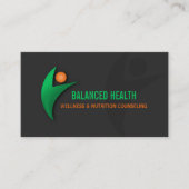 Voedingswellness en fitnesslak visitekaartje (Voorkant)